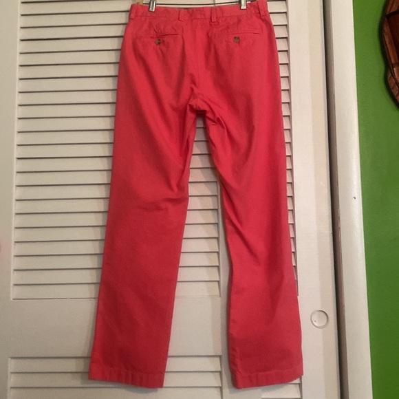 Vineyard Vines - slim fit breaker pant. Salmon colored. 30x32 - Picture 2 of 7